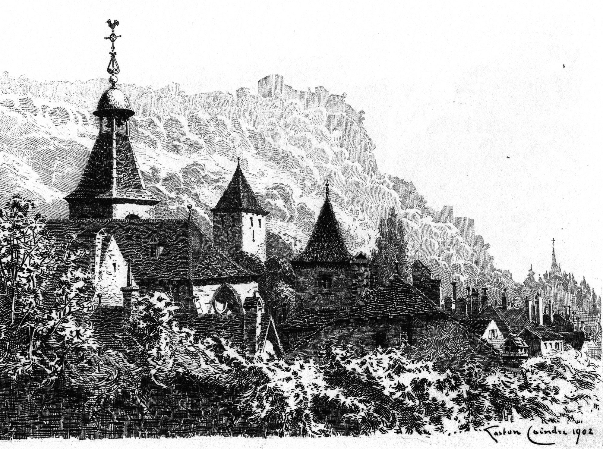 Gaston Coindre, Le mur de la Barbarine