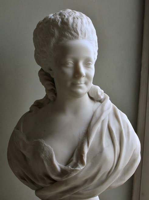 Claude-François Attiret, buste de femme.