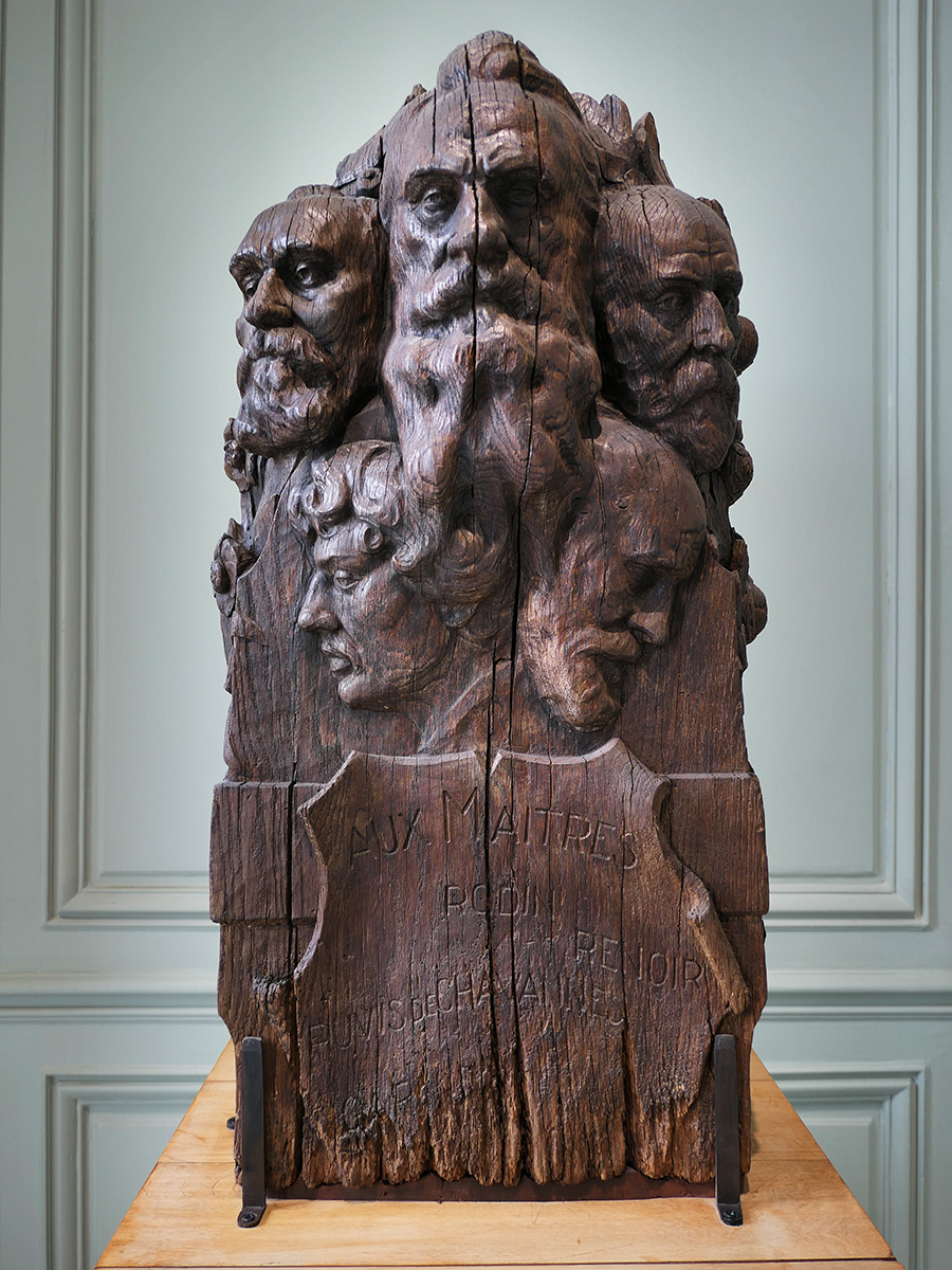 Max Claudet,1840-1893, le lendemain de combat, céramique.