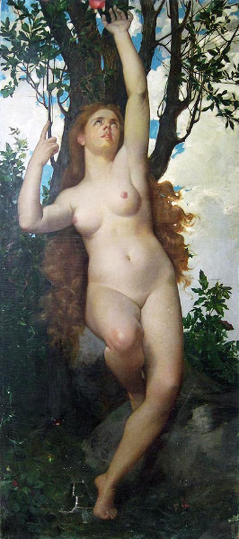 Charles-Auguste Bouvier, Ève prenant la pomme