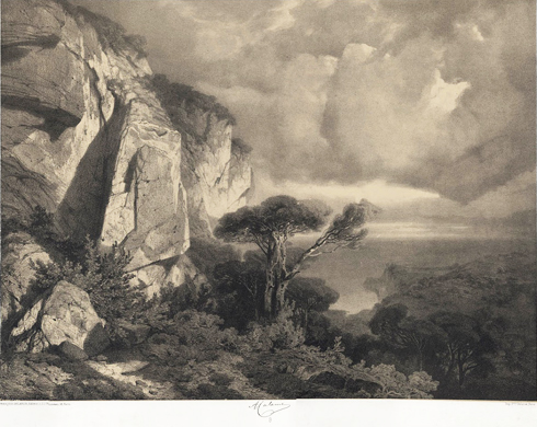 Charles-Edouard Calame, Paysage
