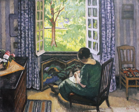 Jean Challié, L'été à Étival.