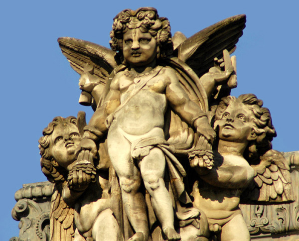 Louis Léopold Chambard, L'Abondance, musée du Louvre (façade bâtiment)