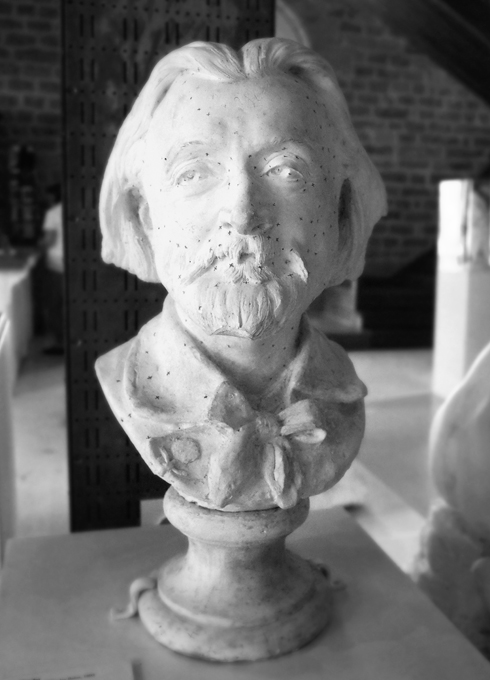 Max Claudet,1840-1893, Buste d'Achille Billot, musée des beaux-arts, Lons-le-Saunier.