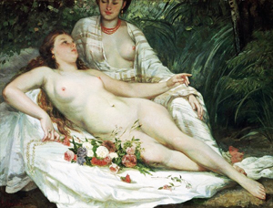 De Artibus Sequanis, Gustave Courbet, Baigneuses, musée de Nantes