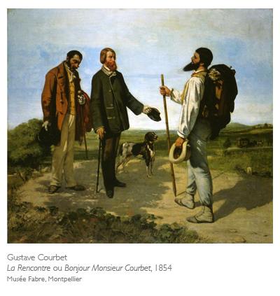 De Artibus Sequanis, Gustave Courbet, Bonjour Monsieur Courbet, la rencontre