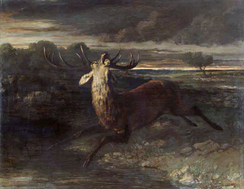 De Artibus Sequanis, Gustave courbet, Le Cerf à l'eau
