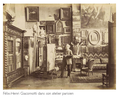 Félix-Henri Giacomotti, atelier