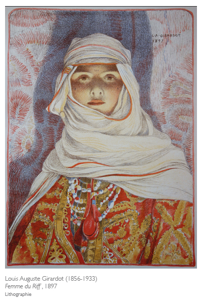Louis-Auguste Girardot, Femme du Riff, lithographie