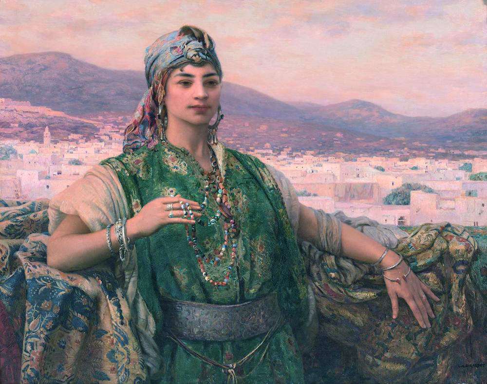 Louis-Auguste Girardot, Femme sur la terrasse devant Tétouan