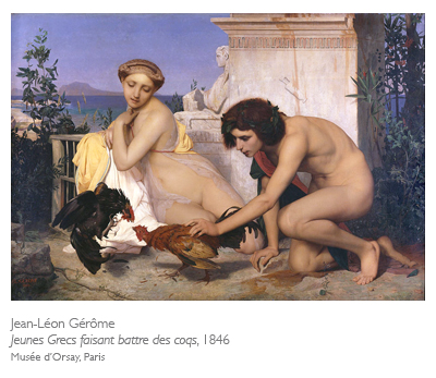 Jean-Léon Gérôme, Jeunes Grecs faisant battre des coqs