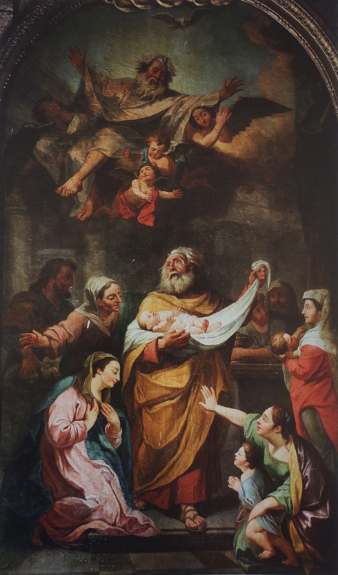 Laurent Bruno François Jourdain, La Présentation au Temple, église Saint-Just, Arbois, 1780