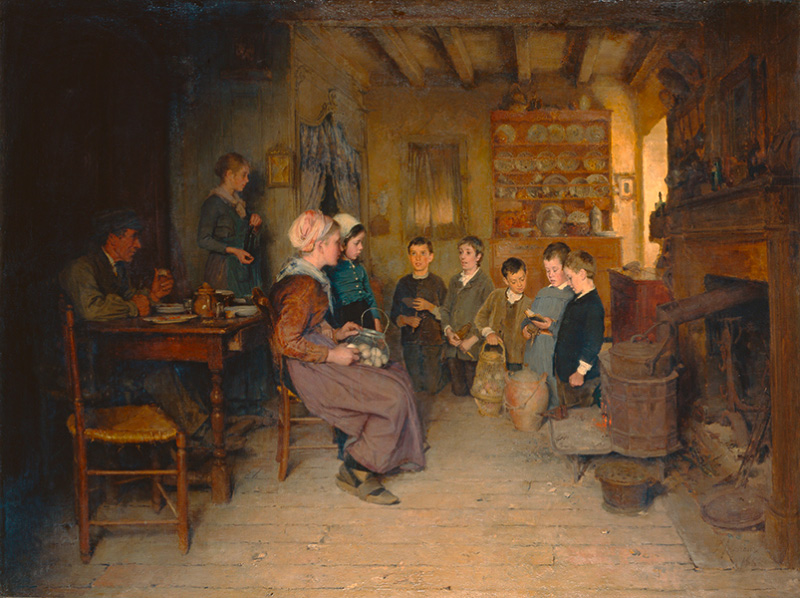 Léon Delachaux, Le Crux Ave à Pâques