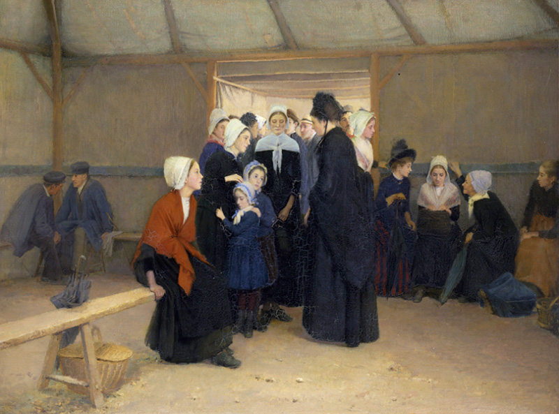 Léon Delachaux, La louée de Château-Landon