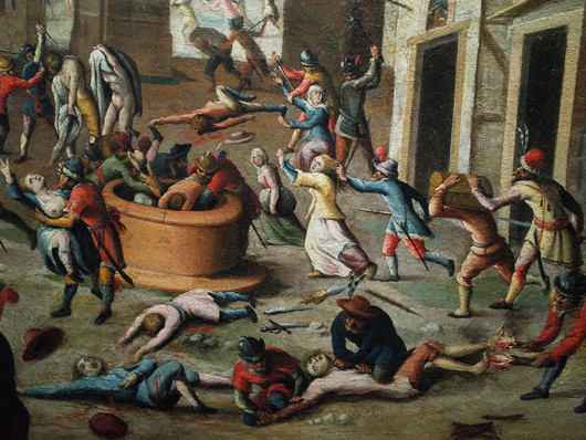 Pierre Maublanc, Massacres de la guerre