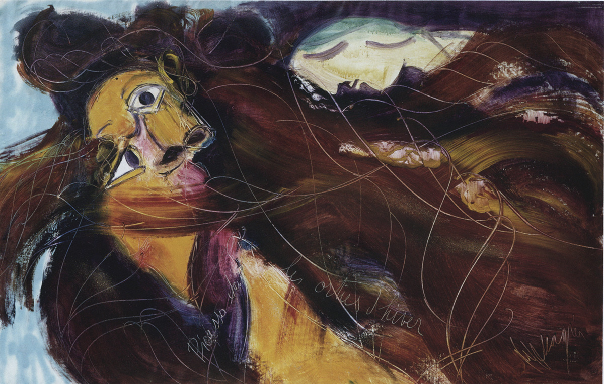 Jean Messagier, Picasso dans les orties d'hiver