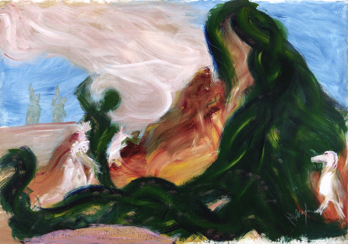 Jean Messagier, L'Altercation entre Gienbattista Tiepolo et le mois de juin