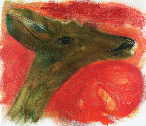 Jean Messagier, Chevreuil à frayeur