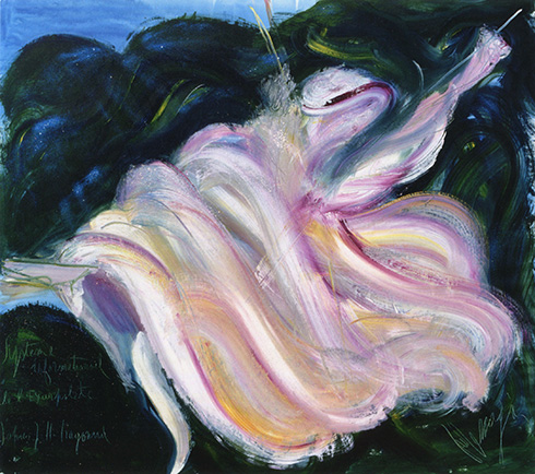 Jean Messagier, Système informationnel de l'escarpolette