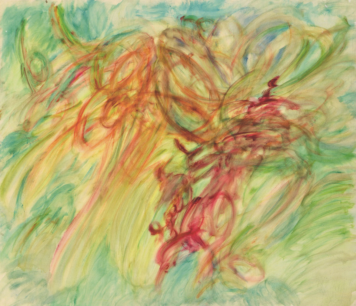 Jean Messagier, Juillet à Mercières, 1962