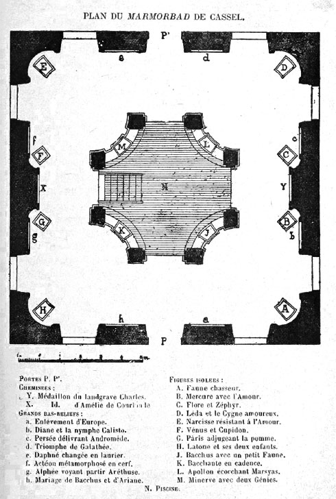 Pierre-Étienne Monnot, Marmorbad, Kassel