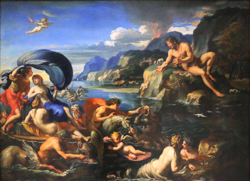 François Perrier, Acis et Galatée se dérobant au regard de Polyphème, musée du Louvre