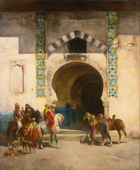 Émile Regnault de Maulmain, Départ pour la chasse au faucon