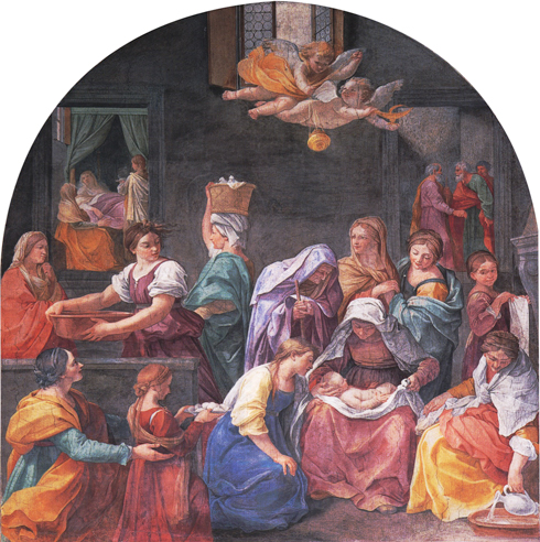 Guido Reni, Naissance de la Vierge, Palazzo Quirinale, Rome