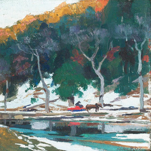 André Roz, Paysage hivernal