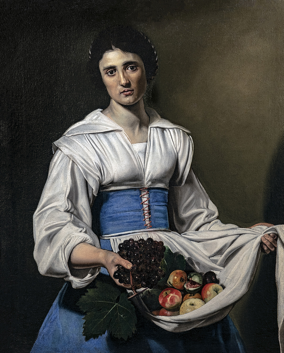  Nicolas Tournier, Paysanne portant des fruits