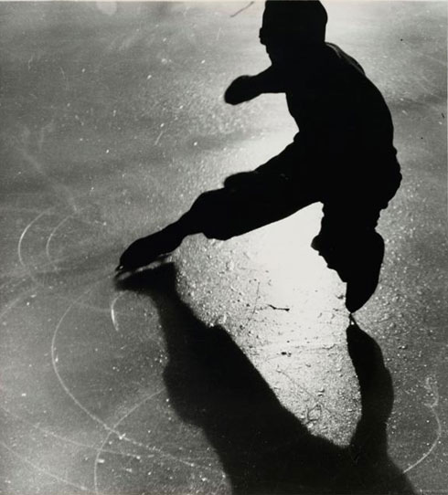 François Tuefferd, Arn Lee, patineur norvégien au mont Revard, 1933