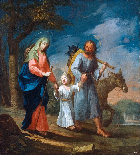 Melchior Wyrsch, La fuite en Égypte