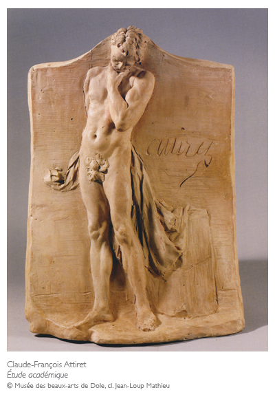 Claude-François Attiret, Étude académique, musée de Dole