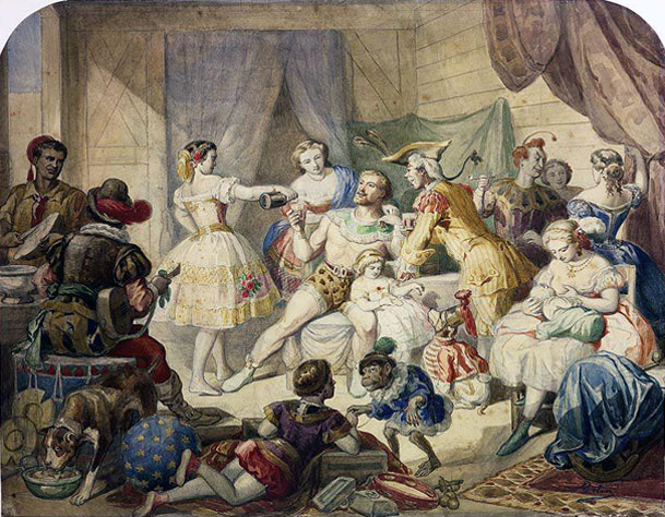 Pierre-Auguste Belin, Les Saltimbanques