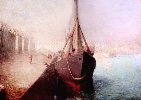 Louis-Séphirin Benoît-Barnet, Le port de Dieppe