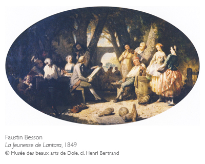 Faustin Besson, La jeunesse de Lantara