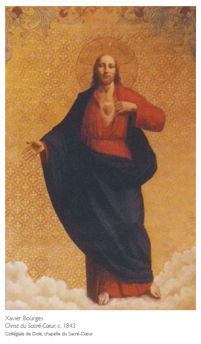 Xavier Bourges, Christe du Sacré-Cœur, collégiale de Dole, Jura
