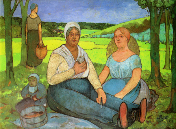 Louis Roy, Paysannes au repos, 1895
